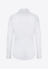 Polo Ralph Lauren Logo Embroidered Long-Sleeved Shirt White 211891376_001