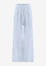 K Krizia Tailored Wide-Leg Pants Light Blue 23PK1P00231778_BLUE