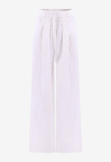 K Krizia Tailored Wide-Leg Pants White 23PK1P00231701_WHITE