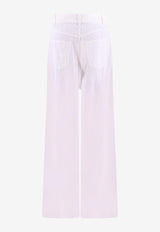 K Krizia Tailored Wide-Leg Pants White 23PK1P00231701_WHITE