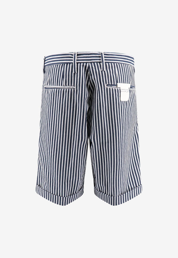 Perfection Gdm Striped Bermuda Shorts Navy 713154_037