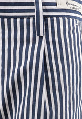 Perfection Gdm Striped Bermuda Shorts Navy 713154_037