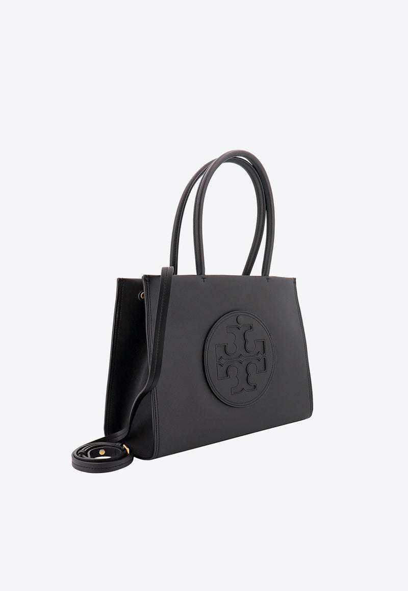 Tory Burch Small Ella Logo Patch Tote Bag Black 145612_001