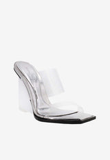 Alexander McQueen 100 Shard Wedge Sandals Transparent 746241W4WB0_8300