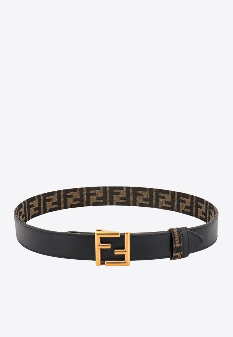 Fendi Logo Monogram Reversible Belt Brown 8C0686ANH7_F1L2J