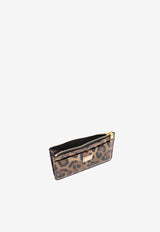 Dolce & Gabbana Medium Leopard Print Cardholder BI1261AM568_HA93M