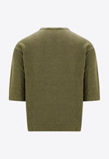 Paul Memoir Crewneck Ribbed T-shirt Green PM1195_24