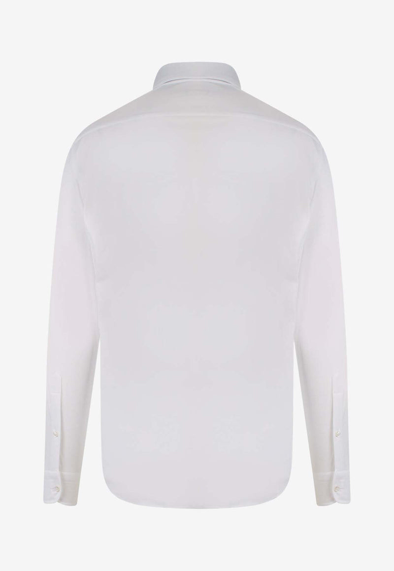 Loro Piana Andrew Long-Sleeved Shirt White FAL6123_1000