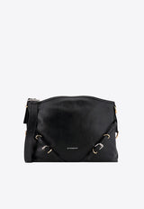 Givenchy Medium Voyou Leather Crossbody Bag Black BB50SSB1Q7_001