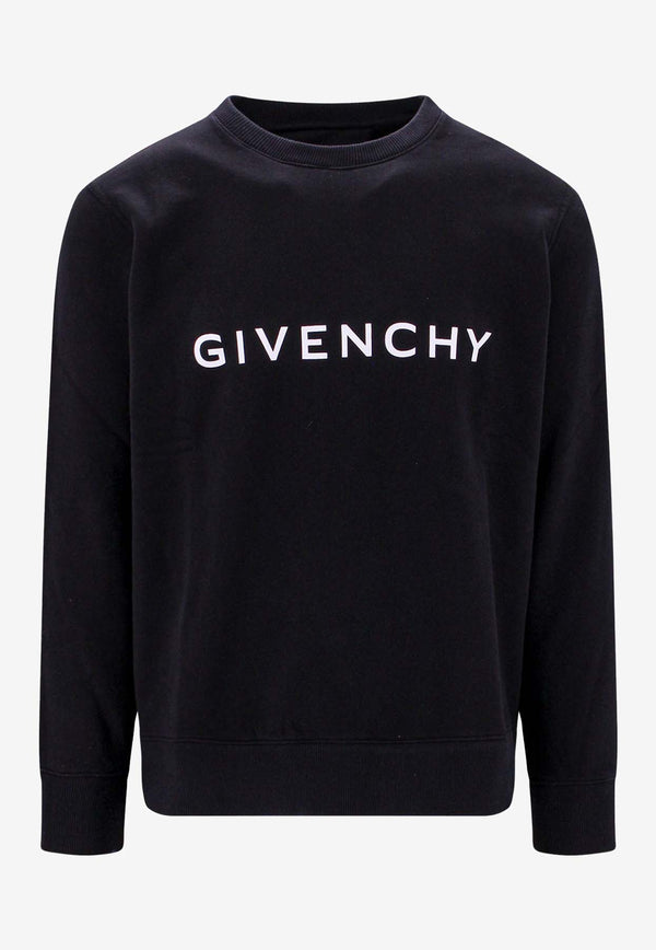 Givenchy Archetype Logo Print  Sweatshirt BMJ0HA3YAC_001