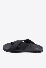 Givenchy G Plage Crossover-Strap Sandals Black BH301ZH1H5_001