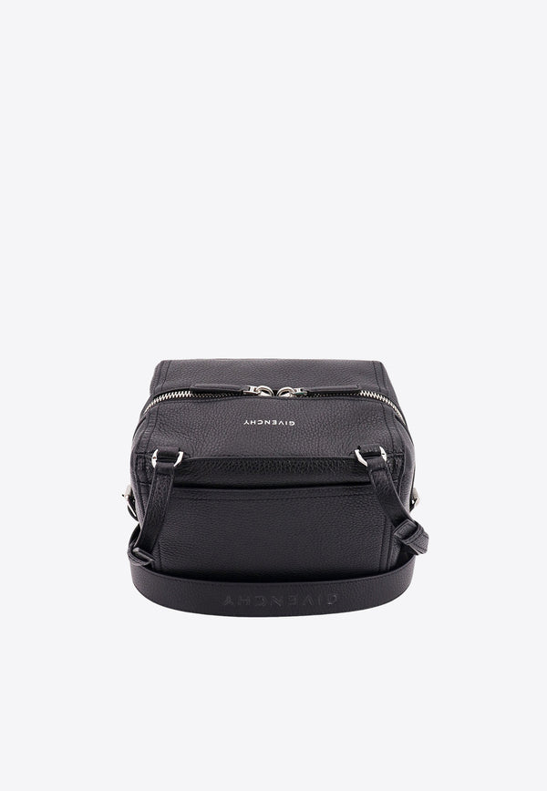 Givenchy Small Pandora Grained Leather Crossbody Bag Black BK50CBK1UE_001