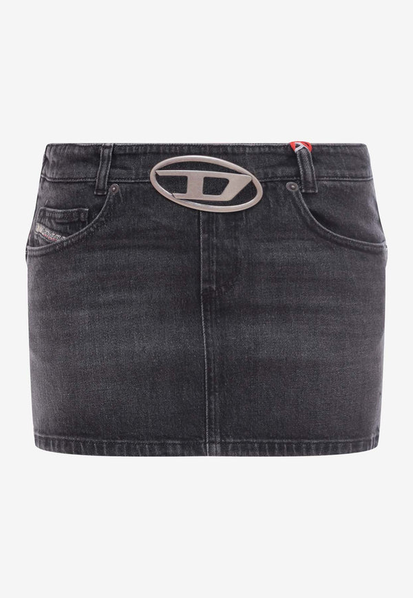 Diesel De-Ron Mini Skirt Black A114550CKAH_02