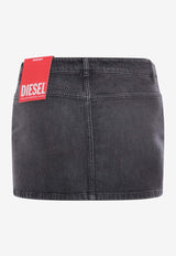 Diesel De-Ron Mini Skirt Black A114550CKAH_02