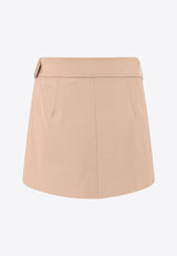 Burberry Belted Mini Wrap Skirt 8071196_A7405