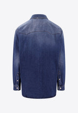 Burberry Western Denim Long-Sleeved Shirt 8071542_B6282