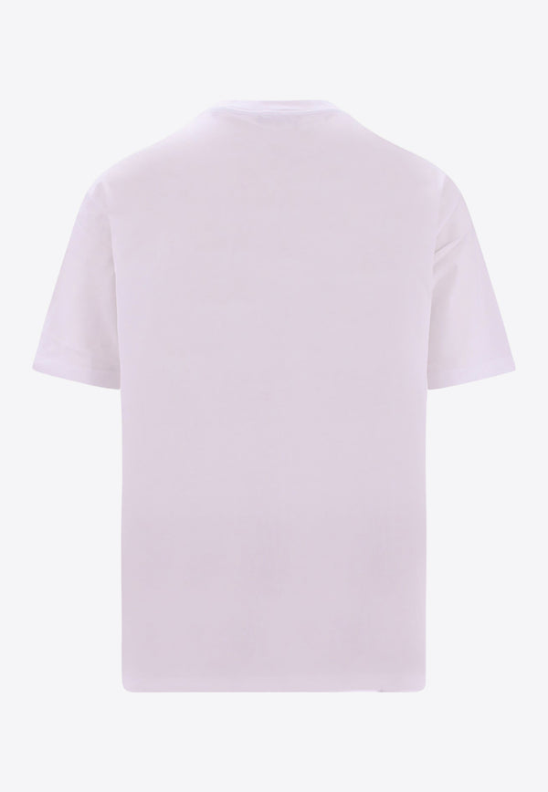 Balmain Logo Print T-shirt White BH1EG000BB73_GAB