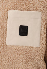 Balmain Reversible Monogram Puffer Jacket Beige BH1TH680XG23_0AI