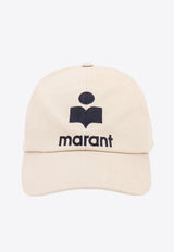 Isabel Marant Embroidered Logo Baseball Caps Beige CQ001XFBA3C05A_ECBK