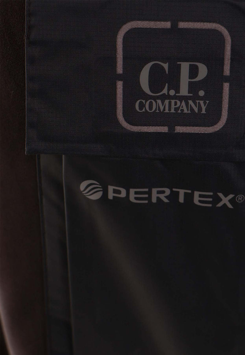 C.P. Company Logo Print Track Pants Black 15CLSP003A006452M_999