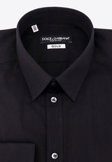 Dolce & Gabbana Stretch Poplin Shirt G5EJ0TGG826_N0000