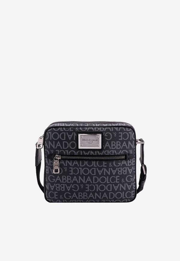 Dolce & Gabbana Logo Jacquard Messenger Bag BM1622AJ705_8B969