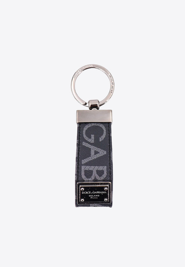 Dolce & Gabbana Logo Jacquard Keychain BP1371AJ705_8B969