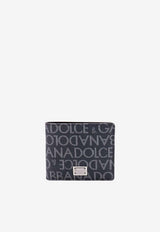 Dolce & Gabbana Bi-Fold Logo Jacquard Wallet BP1321AJ705_8B969