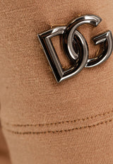 Dolce & Gabbana Ruched Wool-Blend Midi Dress Beige F6CONTFUGRH_M0444