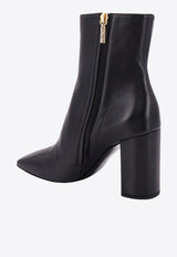 Dolce & Gabbana Jackie 90 DG Logo Ankle Boots in Nappa Leather Black CT1001AQ513_80999