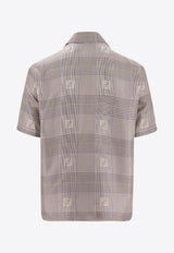 Fendi Prince-of-Wales Check Shirt in Silk FS0795AO4A_F0QZ0