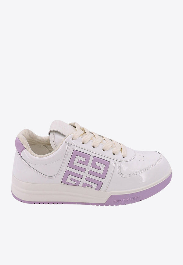 Givenchy 4G Patent Leather Sneakers White BE0030E1V9_599