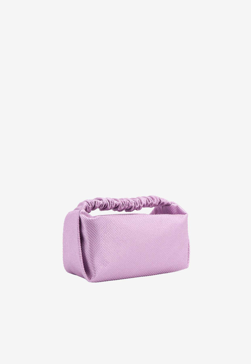 Alexander Wang Mini Scrunchie Beaded Top Handle Bag Purple 20323R40T_547