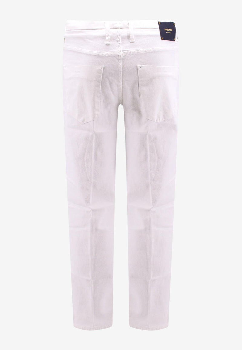 Incotex Logo Chino Pants White BDPX000100530_111