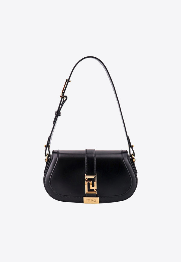 Versace Greca Goddess Leather Shoulder Bag 10109511A05134_1B00V Black