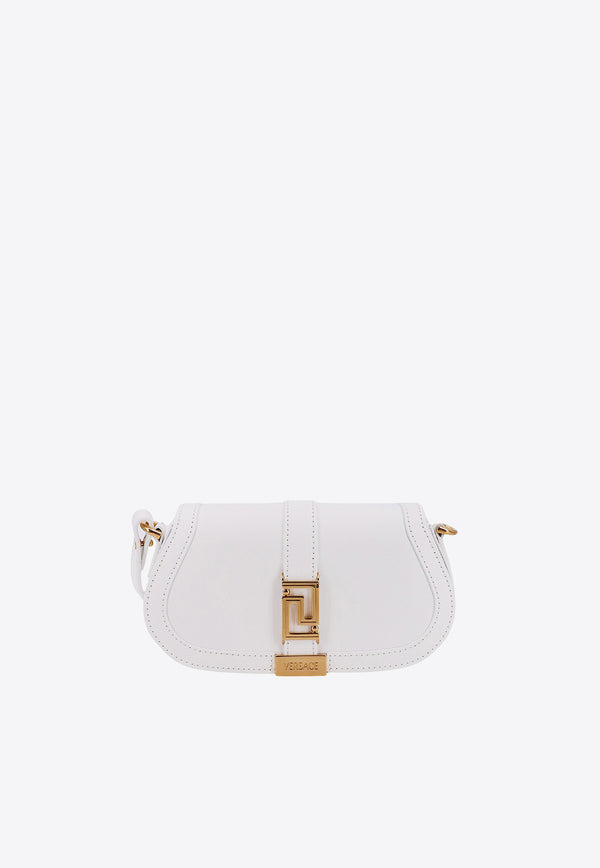 Versace Greca Goddess Leather Shoulder Bag 10109511A05134_1W00V White