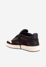 Represent Reptor Leather and Suede Sneakers Black M12043039_BROWNBLAC