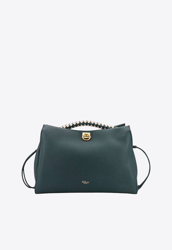 Mulberry Iris Leather Handbag Green HH6266000_Z948