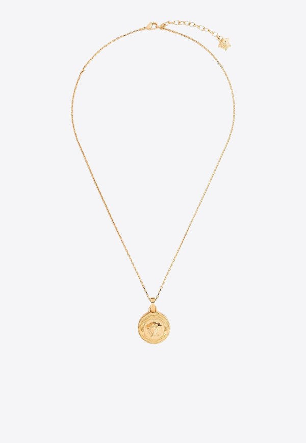 Versace Medusa Pendant Necklace 10045951A00620_3J000 Gold
