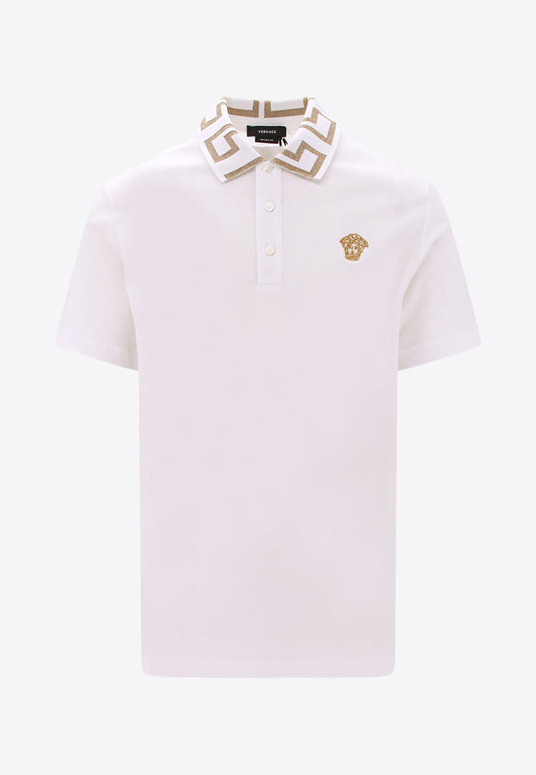Versace Medusa Polo T-shirt White A874021A06199_1W000