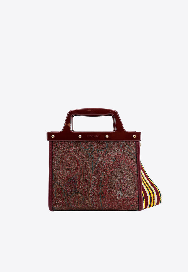 Etro Paisley Love Trotter Tote Bag Brown 1P0377567_0600