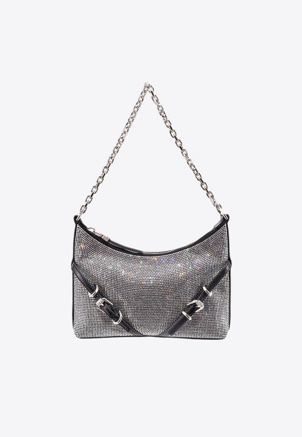 Givenchy Voyou Crystal-Embellished Shoulder Bag Black BB50W0B1QC_001