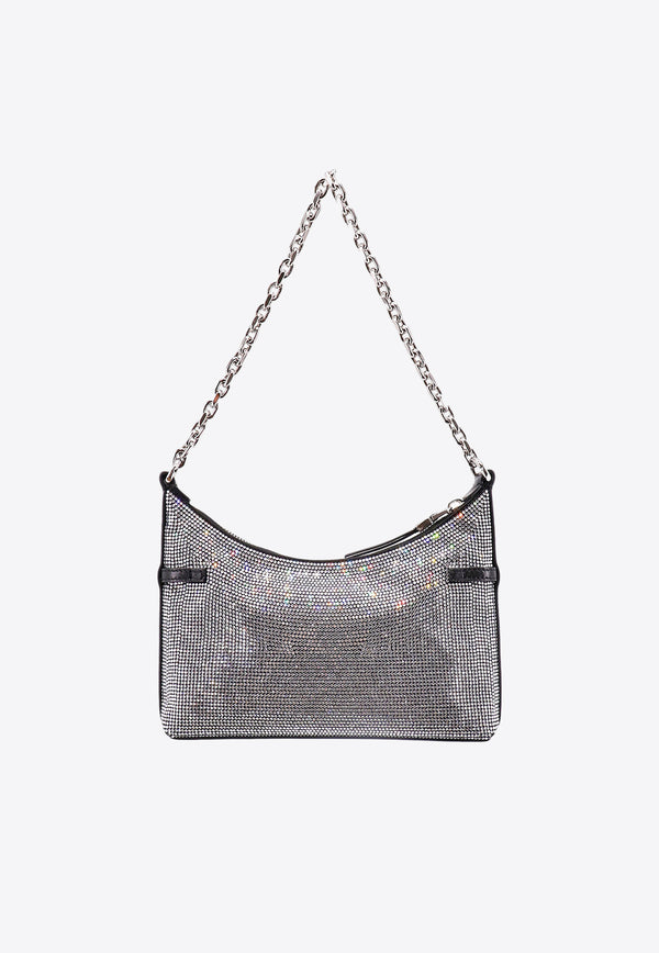 Givenchy Voyou Crystal-Embellished Shoulder Bag Black BB50W0B1QC_001