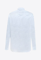 Etro All-Over Pegaso Logo Shirt 129083109_0250 Blue