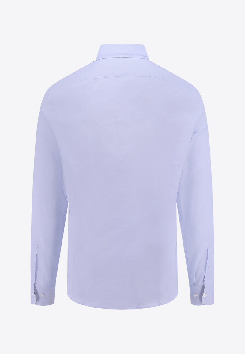 Etro Long-Sleeved Button-Down Shirt 163658784_0250 Blue