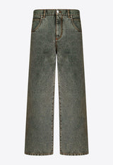 Etro Straight-Leg Jeans 1W8069651_0002 Gray