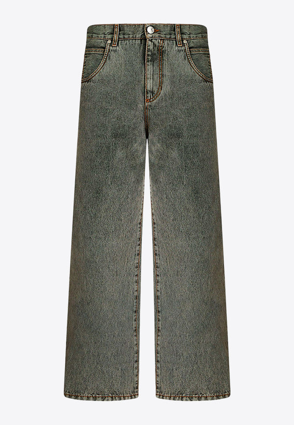 Etro Straight-Leg Jeans 1W8069651_0002 Gray