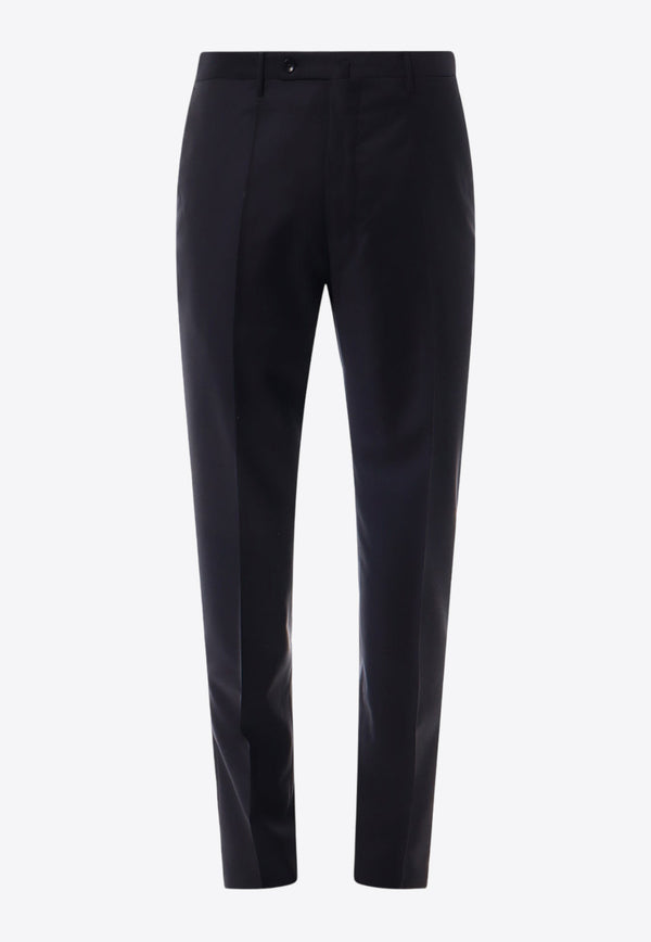 Incotex Straight-Leg Tailored Pants Blue 1T00391393B_820