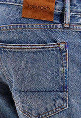 Tom Ford Basic Straight-Leg Jeans Blue DPS001DMC025_HB475