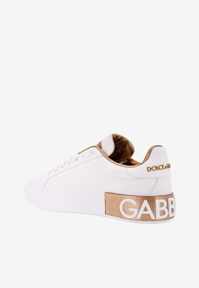 Dolce & Gabbana Portofino Low-Top Sneakers White CK1544AX615_8L315